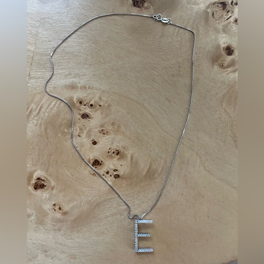 Letter E necklace